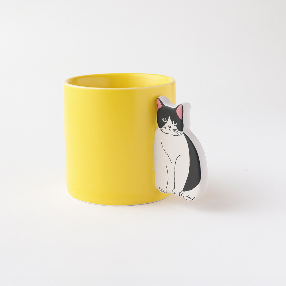 mugiさん専用 Matsuo Miyuki Cat handle mug Pepper | 8000000works | エイト